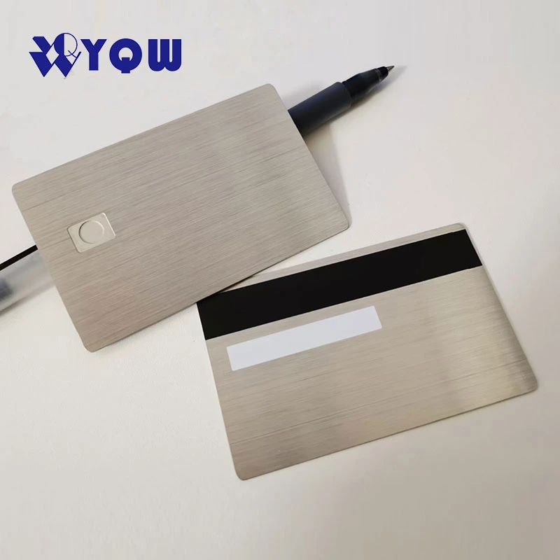 High Quality Metal Business Card/Stainless Steel Card/Blank Black Card