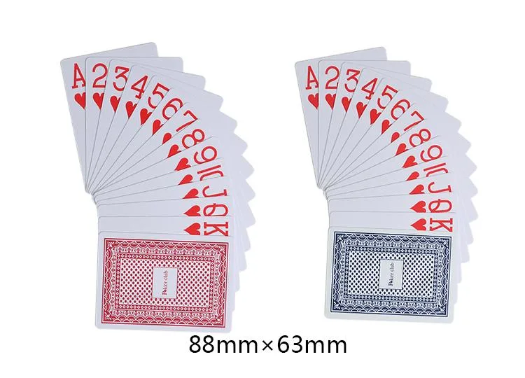 Custom Poker Club 100% New PVC/Plastic Poker Playing Cards