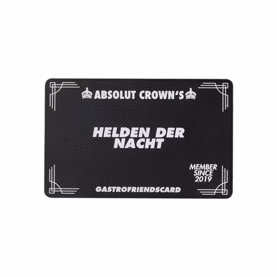 Mattschwarze Edelstahl-Metall-Visitenkarte im Kreditkartenformat, RFID-NFC-Karte, Metall-Visitenkarte für den Großhandel