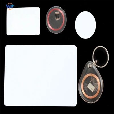 Hf 13,56 MHz kundenspezifischer elektronischer RFID-NFC-Schlüsselanhänger aus Kunststoff, der elektronische Kunststoff-RFID-Karte programmiert