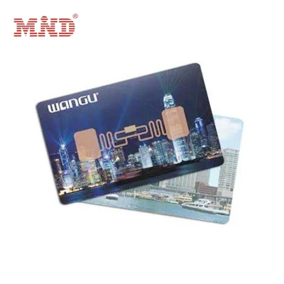Hochwertige Dual-Frequenz-HF-UHF-RFID-Smart-Chipkarte