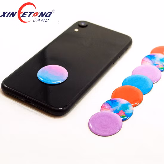 Großhandel Social Sharing Media Ntag213 Anti-Metall-RFID-Aufkleber NFC-Tag mit Epoxidharz