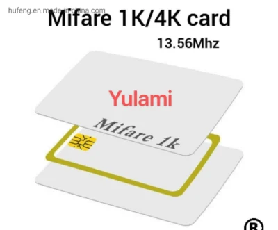 RFID-Hochfrequenz-HF-Rohling, weiß, Nähe, PVC, IC, kontaktlose Smartcard, MIFARE 1K/4K, 13,56 MHz, IC-Chipkarte