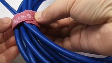 Maßgeschneiderter China-Lieferant Großhandel aus Kunststoff-Nylon-Klettkabelbinder